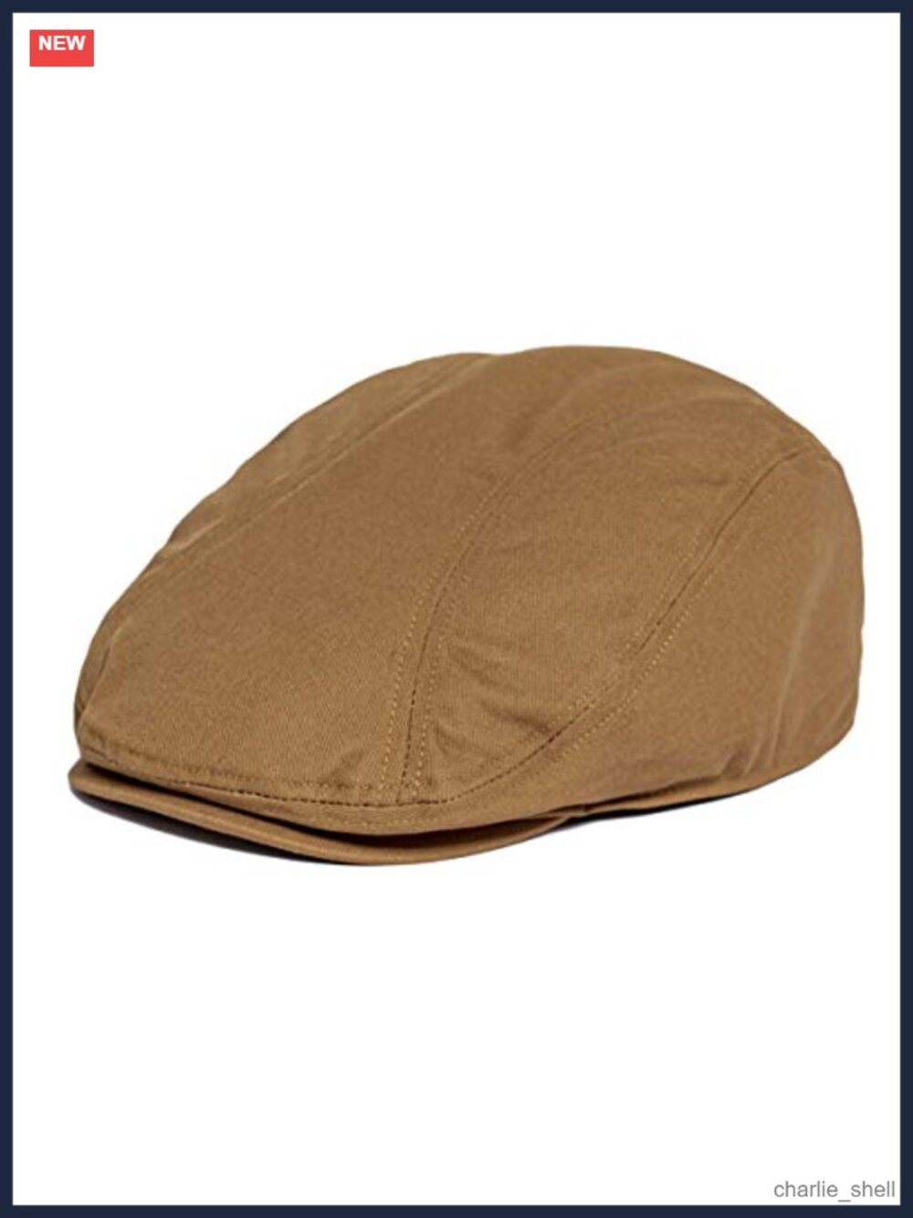 Men 100% Twill Cotton Newsboy Flat Cap Fitted Hat